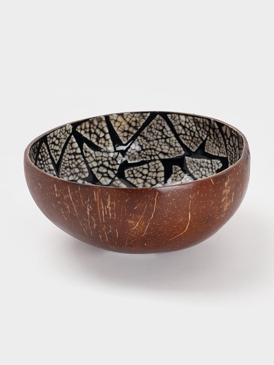 Чаша «Щербет», 14×14×6 см, кокос