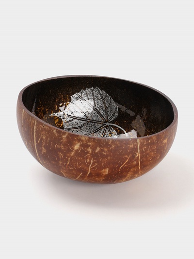 Чаша «Мудрый слон», 14×14×6 см, кокос