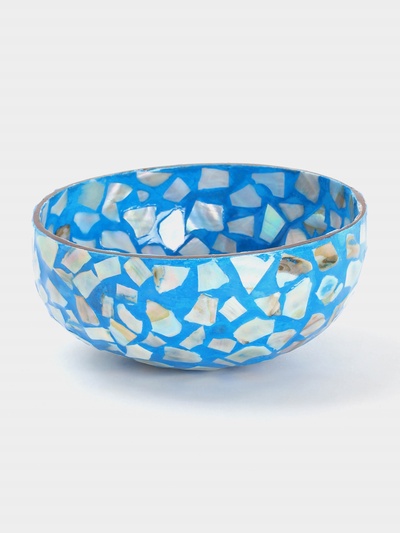 Чаша «Мозаика», 14×14×6 см, кокос ± 1 см