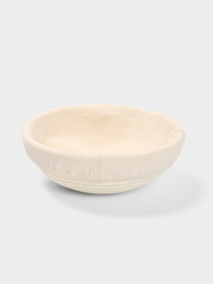 Корзинка с тканевым подкладом, 25×25×9 см, ротанг