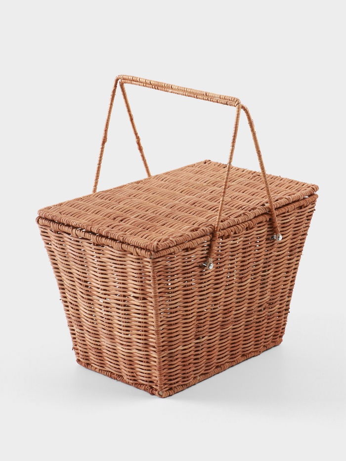 Корзина для пикника, 33×20×22 см, ротанг - Фото 1