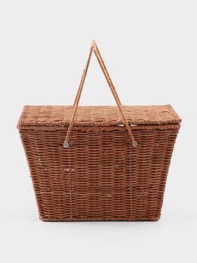 Корзина для пикника, 33×20×22 см, ротанг