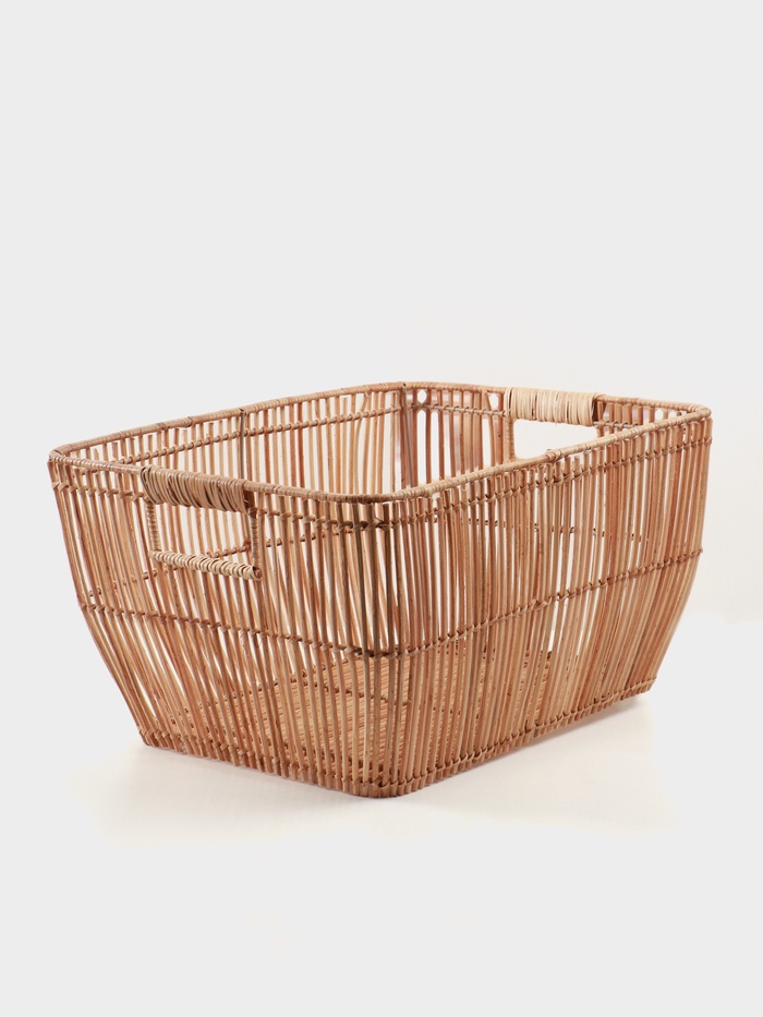 Корзина для белья, 51×38×25 см, ротанг - Фото 1