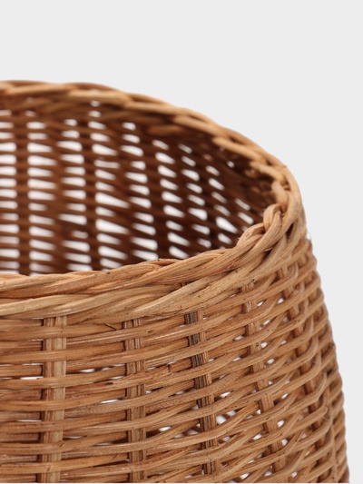Корзина с крышкой, 25×25×34 см, ротанг