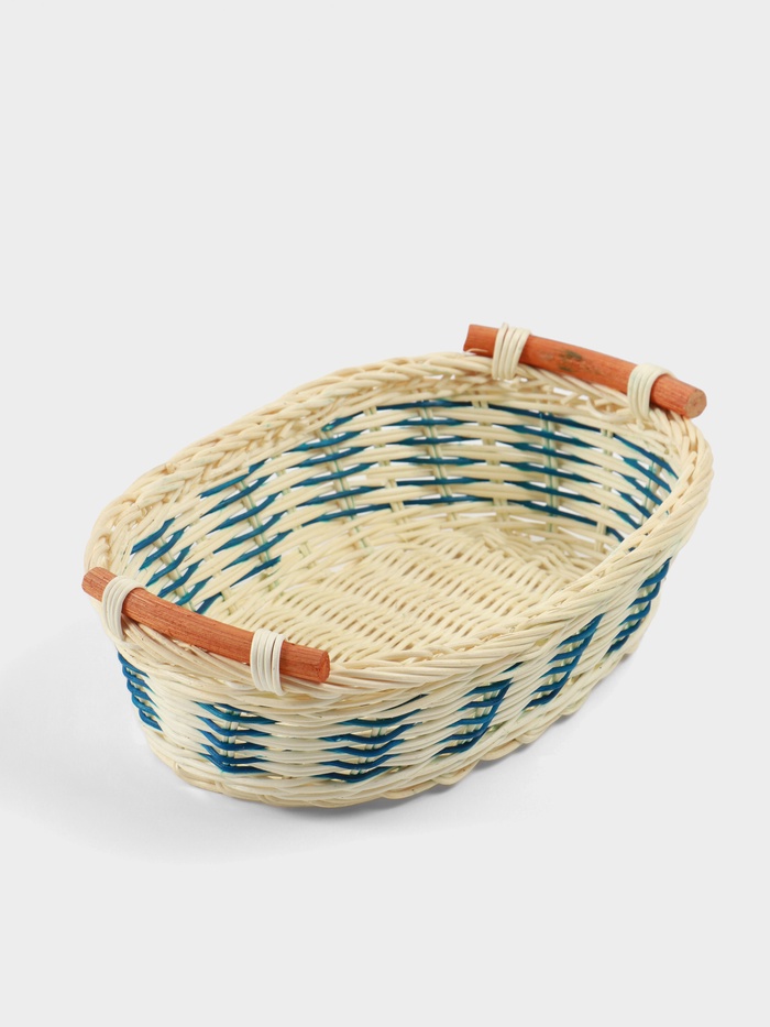 Корзина плетёная, 28×18×9 см, ротанг - Фото 1