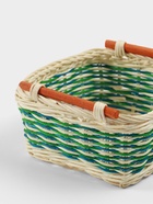 Корзина плетёная, 18.5×18.5×10 см, ротанг - Фото 2