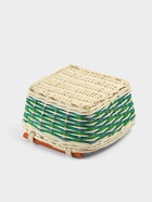 Корзина плетёная, 18.5×18.5×10 см, ротанг - Фото 4