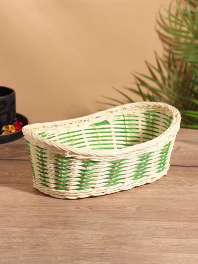 Корзина плетёная, 28×19×10 см, ротанг