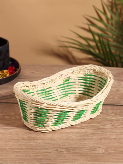 Корзина плетёная, 22×14×8 см, ротанг