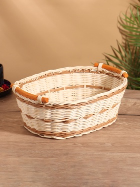 Корзина плетеная 32x25x11 см, ротанг 10709368