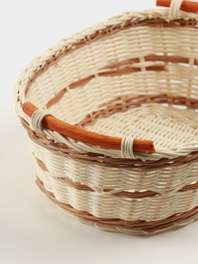 Корзина плетёная, 32×25×11 см, ротанг