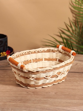 Корзина плетеная 25x19x9 см, ротанг 10709369