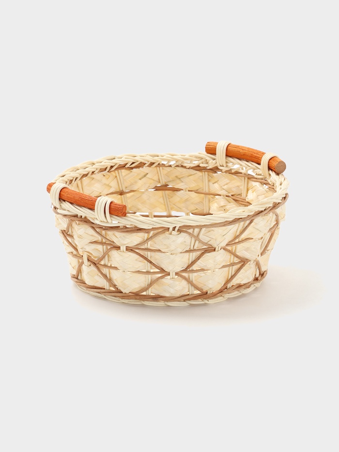 Корзина плетёная, 23×22×10 см, ротанг - Фото 1