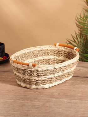 Корзина плетеная 32x25x11 см, ротанг 10709375