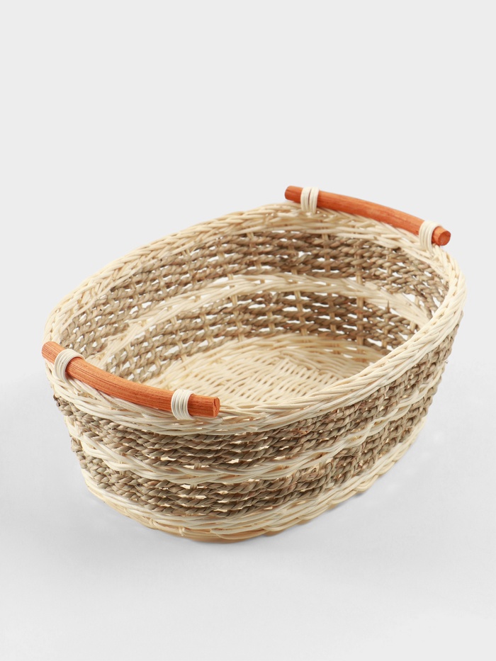 Корзина плетёная, 32×25×11 см, ротанг - Фото 1