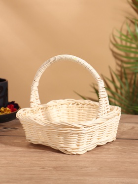Корзина плетеная 16x15x18 см, ротанг 10709383