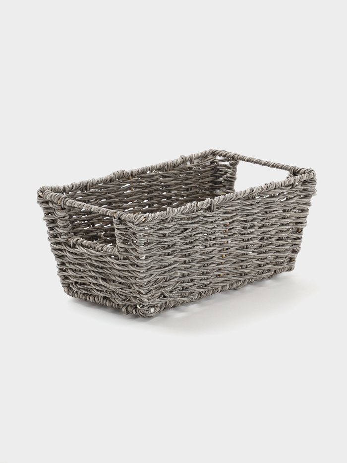 Корзина плетёная, 29×17×12 см, пластик - Фото 1