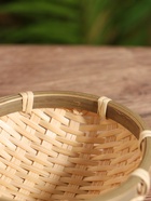 Чаша плетёная в 2 слоя, 10 см, бамбук - Фото 2