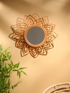 Зеркало настенное, 60×60×3 см, ротанг - Фото 1