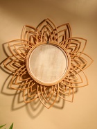 Зеркало настенное, 60×60×3 см, ротанг - Фото 4