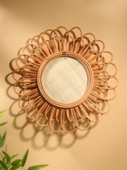 Зеркало настенное, 60×60×3 см, ротанг - Фото 4