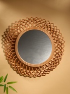 Зеркало настенное, 67×67×3 см, ротанг - Фото 2