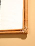 Зеркало настенное, 84×55×3 см, ротанг - Фото 3