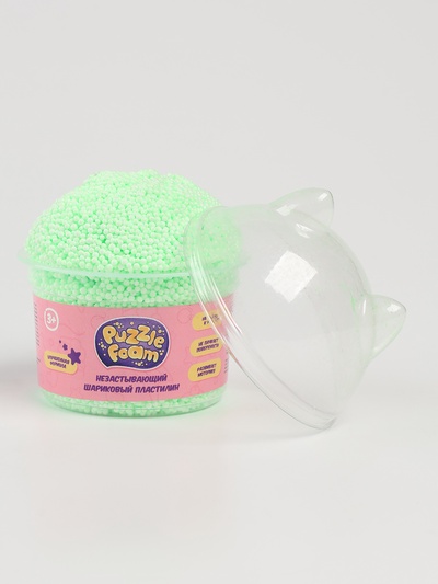 Шариковый пластилин Crazy Clay, с фигурной крышкой