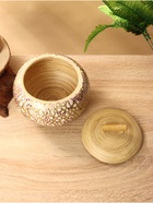Банка для сыпучих продуктов, 16×16×12 см, бамбук - Фото 3