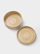 Банка для сыпучих продуктов, 16×16×7.5 см, бамбук - Фото 3