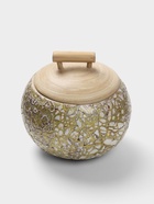 Банка для сыпучих продуктов, 13×13×12 см, бамбук - Фото 1