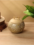 Банка для сыпучих продуктов, 13×13×12 см, бамбук - Фото 2