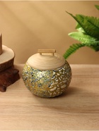 Банка для сыпучих продуктов, 13×13×12 см, бамбук - Фото 2