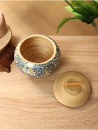Банка для сыпучих продуктов, 15×15×14 см, бамбук - Фото 3