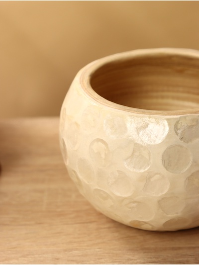 Банка для сыпучих продуктов, 11×11×9.5 см, бамбук