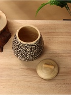 Банка для сыпучих продуктов, 13×13×13.5 см, бамбук - Фото 3