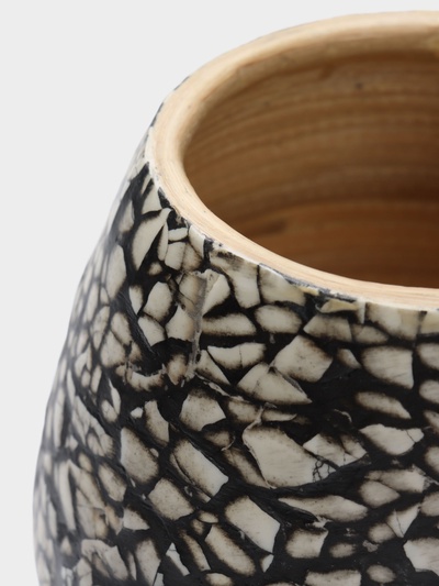 Банка для сыпучих продуктов, 13×13×13.5 см, бамбук