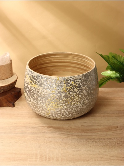 Ваза, 25×25×15 см (± 3 см), бамбук