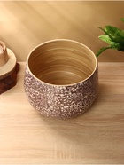 Ваза, 25×25×16.5 см (± 2 см), бамбук - Фото 2