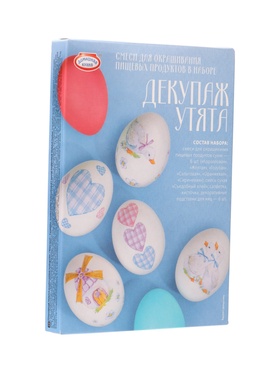 Смеси для окрашивания пищевых продуктов в наборе «Декупаж Утята»