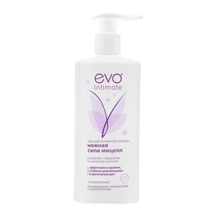 Гель для интимной гигиены EVO Intimate нежная сила мицелл, 250 мл - Фото 1