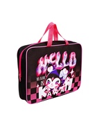 Папка с ручками текстильная А4, 360×245×70 мм, Calligrata TOP «Кавай» - Фото 3