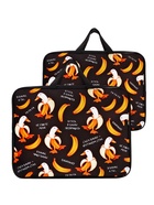 Папка с ручками текстильная А4, 360×245×70 мм, Calligrata TOP «Бананогусь» - Фото 1