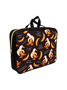 Папка с ручками текстильная А4, 360×245×70 мм, Calligrata TOP «Бананогусь» - Фото 3