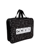 Папка с ручками текстильная А4, 360×245×70 мм, Calligrata Top «Гений» - Фото 3