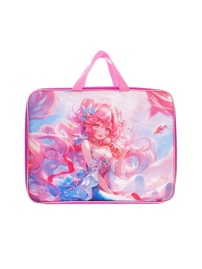 Папка с ручками текстильная А4, 360×245×70 мм, Calligrata TOP «Подводная сказка»