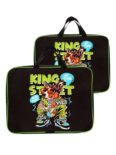 Папка с ручками текстильная А4, 360×245×70 мм, Calligrata TOP «На стиле»