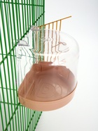 Купалка для птиц, внешняя 12×9×11 см, бежевая - Фото 2