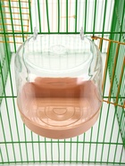 Купалка для птиц, внешняя 12×9×11 см, бежевая - Фото 4