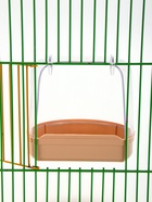 Купалка для птиц, внешняя 12×9×11 см, бежевая - Фото 5